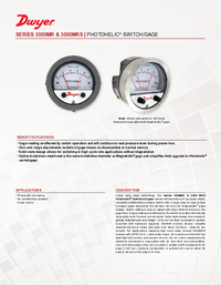 Thumbnail of document Data Sheet - 3000MR(S) Photohelic Switch/Gage